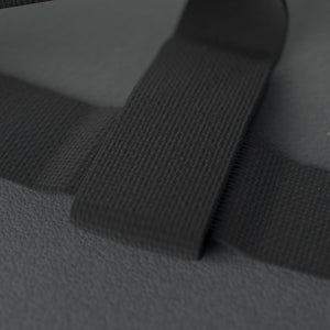 VOLT lifting straps, Original (lime bolt), close-up of the reinforced stitching #Original